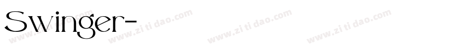 Swinger字体转换
