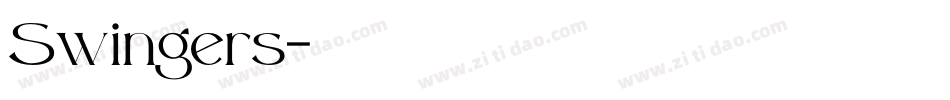 Swingers字体转换