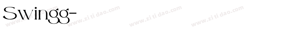 Swingg字体转换