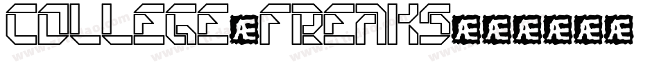 COLLEGE-FREAKS字体转换
