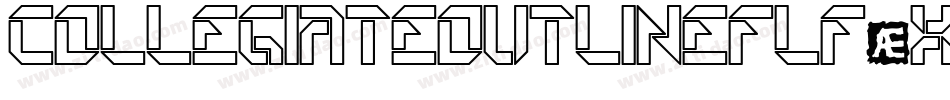 Collegiateoutlineflf-X3XZ字体转换