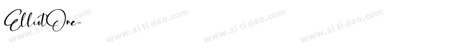 ElliotOne字体转换