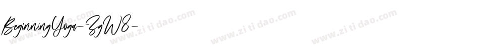 BeginningYoga-ZgW8字体转换