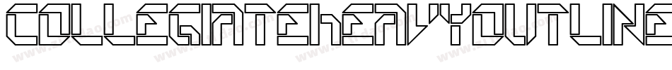 CollegiateheavyoutlineMedium-B0yx字体转换