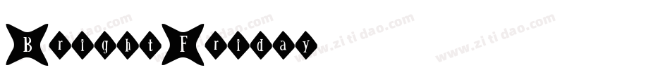 BrightFriday字体转换