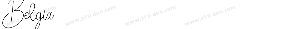 Belgia字体转换