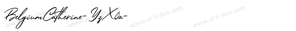 BelgiumCatherine-YzX0a字体转换