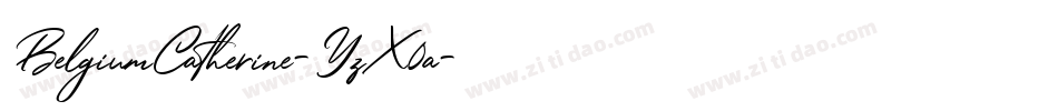 BelgiumCatherine-YzX0a字体转换