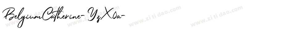 BelgiumCatherine-YzX0a字体转换