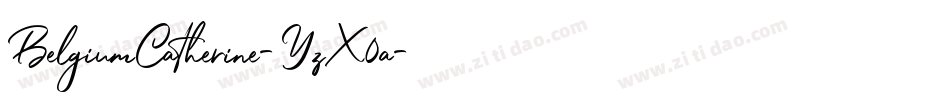 BelgiumCatherine-YzX0a字体转换