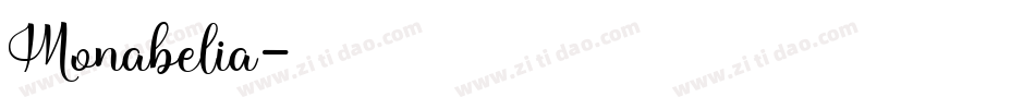 Monabelia字体转换