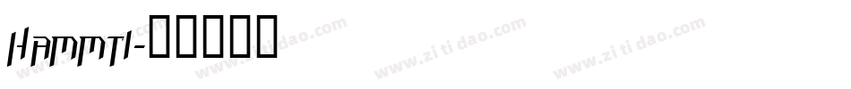 HAMMTI字体转换