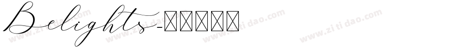Belights字体转换 Belights字体转换