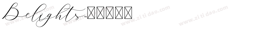 Belights字体转换 Belights字体转换
