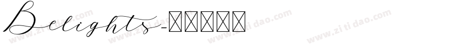 Belights字体转换 Belights字体转换