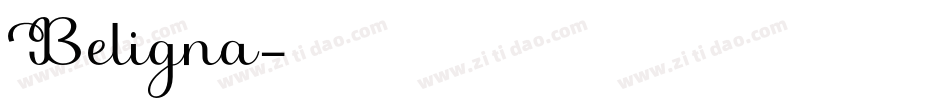 Beligna字体转换