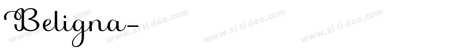 Beligna字体转换