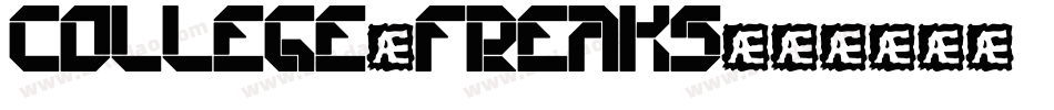 COLLEGE-FREAKS字体转换