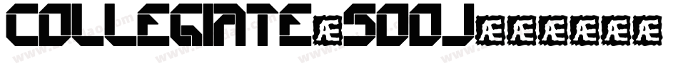 Collegiate-5Ooj字体转换