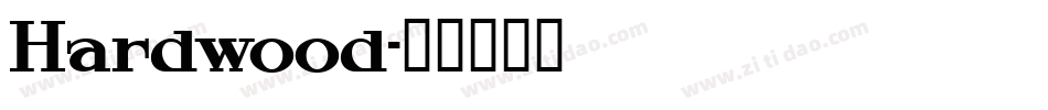 Hardwood字体转换