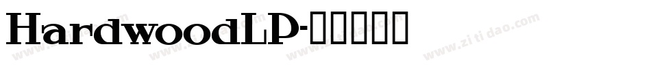 HardwoodLP字体转换