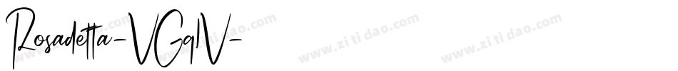 Rosadetta-VGq1V字体转换