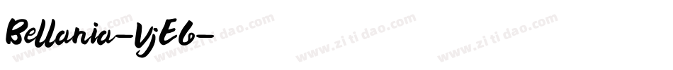 Bellania-VjE6字体转换