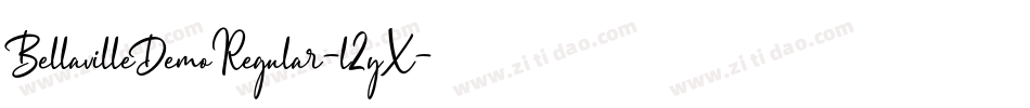BellavilleDemoRegular-l2yX字体转换 BellavilleDemoRegular-l2yX字体转换