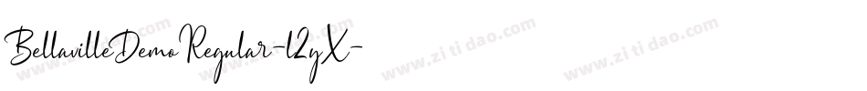 BellavilleDemoRegular-l2yX字体转换 BellavilleDemoRegular-l2yX字体转换