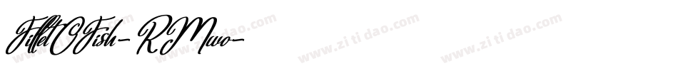 FilletOFish-RMwo字体转换
