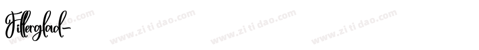 Fillerglad字体转换