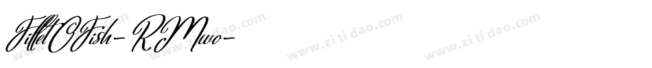 FilletOFish-RMwo字体转换