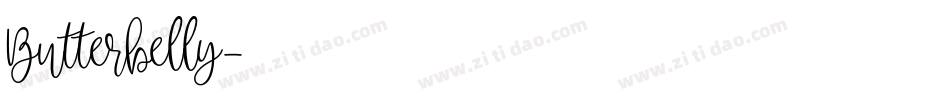 Butterbelly字体转换