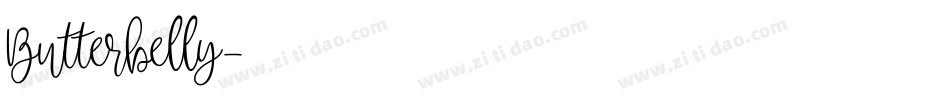 Butterbelly字体转换