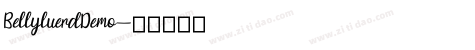 BellyluerdDemo字体转换