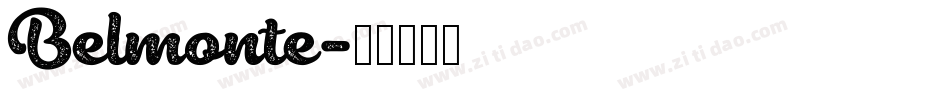Belmonte字体转换