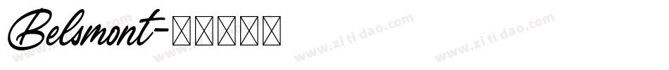 Belsmont字体转换