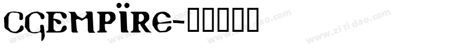 CgEmpire字体转换