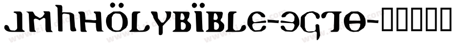 JmhHolyBible-3g78字体转换