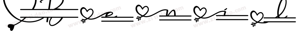 BenillaCalligraphy-rgrpA字体转换