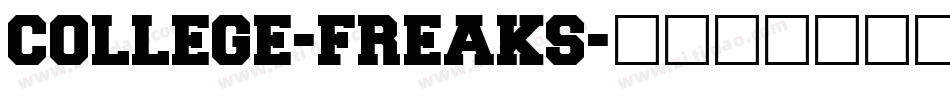 COLLEGE-FREAKS字体转换