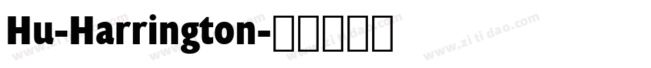 Hu-Harrington字体转换