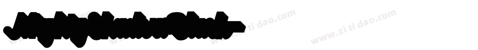 MightyShadowBlack字体转换