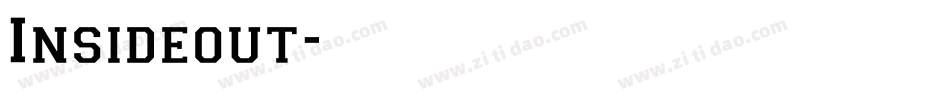 Insideout字体转换