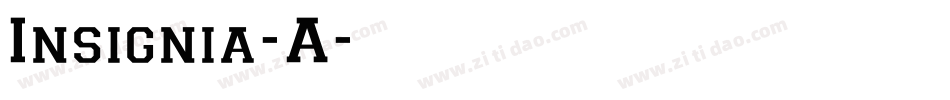 Insignia-A字体转换