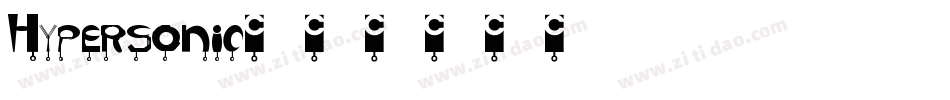 Hypersonic字体转换