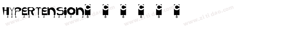 hypertension字体转换