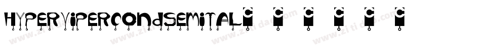 hypervipercondsemital字体转换