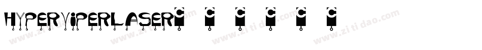 hyperviperlaser字体转换