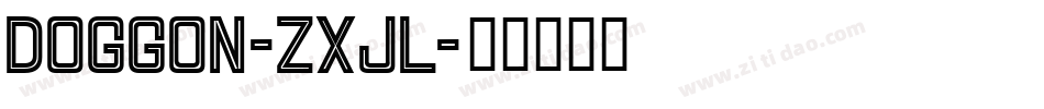 Doggon-zXJl字体转换